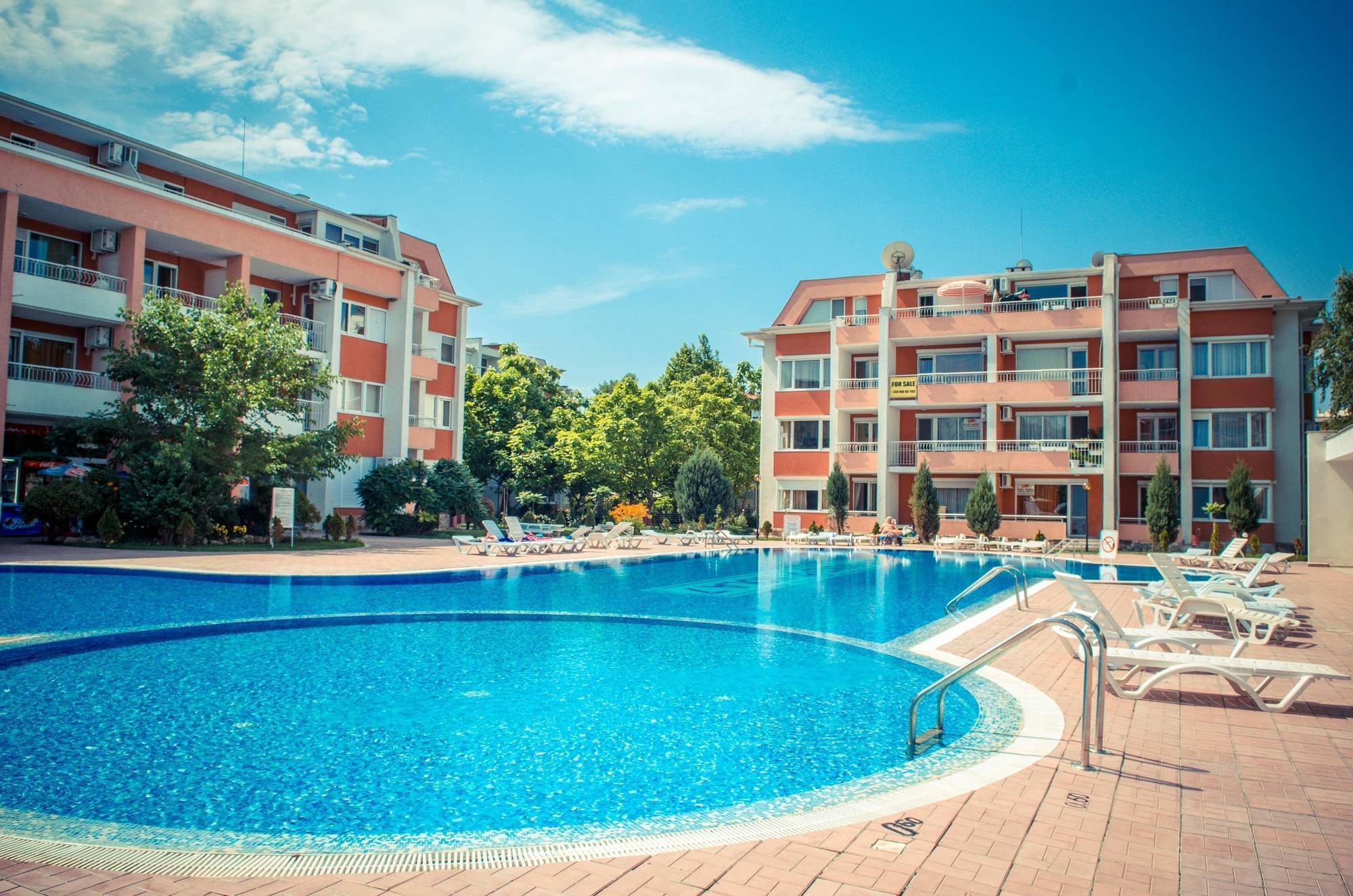 Sunny Fort Apartments Slantschew brjag Exterior foto